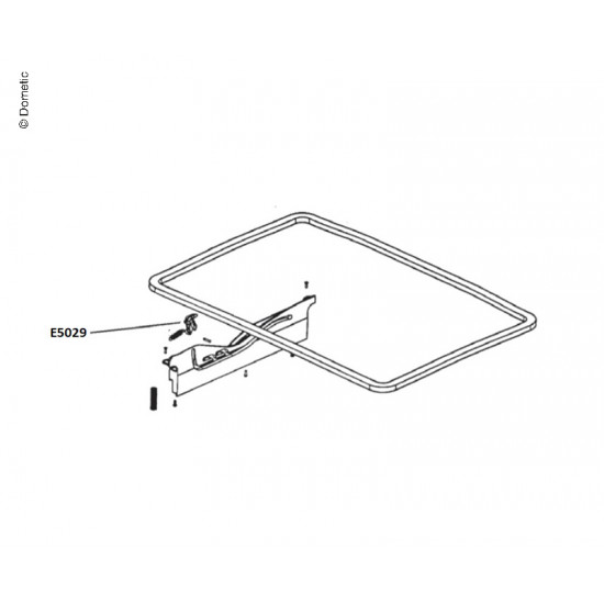 Midi-Heki locking hooks left and right