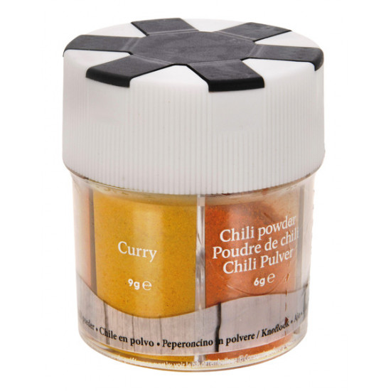 6-compartment spice shaker