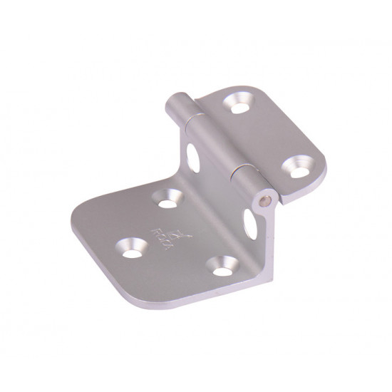 Angle bracket for tabletop supports, aluminum, natural anodized, 55x45mm