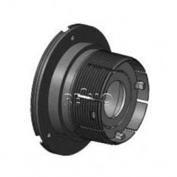 Fitting for auxiliary heater. Airtronic D2, Ø60mm, black