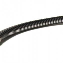 Shower hose 1.6m 1/2 x 1/2 metal effect