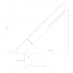 TREND E shower set - with 1/2" connection