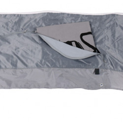Floor skirt for caravans