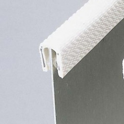 Edge protection profile - large clamping range - black - 100 m