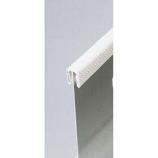 Edge protection profile - large clamping range - black - 100 m