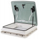 Aerodynamic roof vent including blackout blind and mosquito net - 40 x 40 cm
