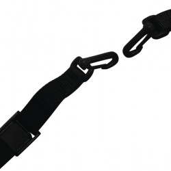 Adjustable straps for bicycle carriers