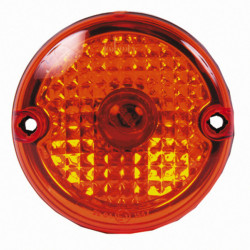 Indicator light in clear glass look