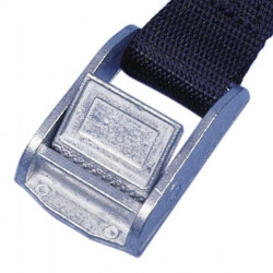Clamping lock for tensioning strap