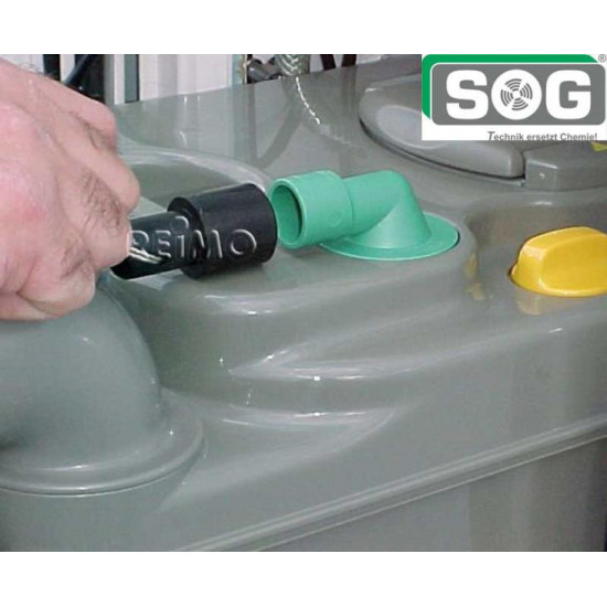SOG venting set type B, filter housing black