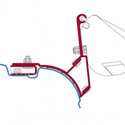 Fiamma adapter for VW-T5 Multivan or Transporter for Fiamma awning F35 UK version