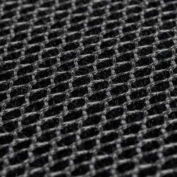 3D Mesh Design Mat - Black Doormat