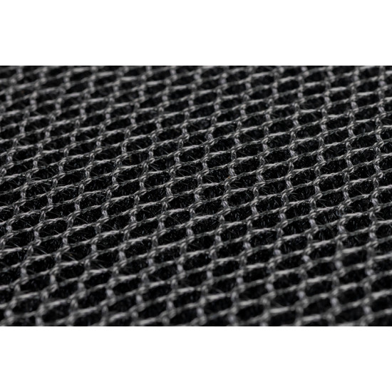 3D Mesh Design Mat - Black Doormat
