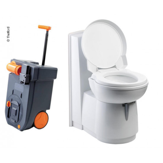 Cassette toilet C263-CS, electric flush, ceramic, white