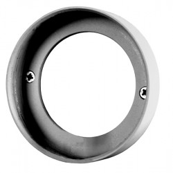 LED recessed spotlights with additional spacer ring for surface mounting - Chrome