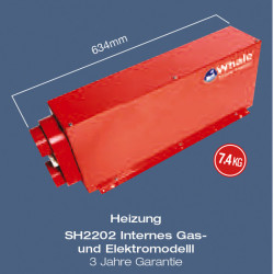 Webasto built-in gas/electric heater 12V 2KW