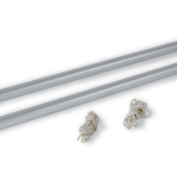 Support poles for sun canopy rear door cover, 2 pieces