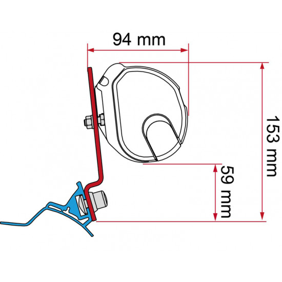 Fiamma adapter for F35 / F35Pro