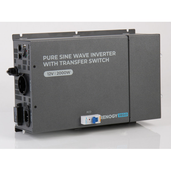 REGO 2000 W sine wave inverter with mains priority switching