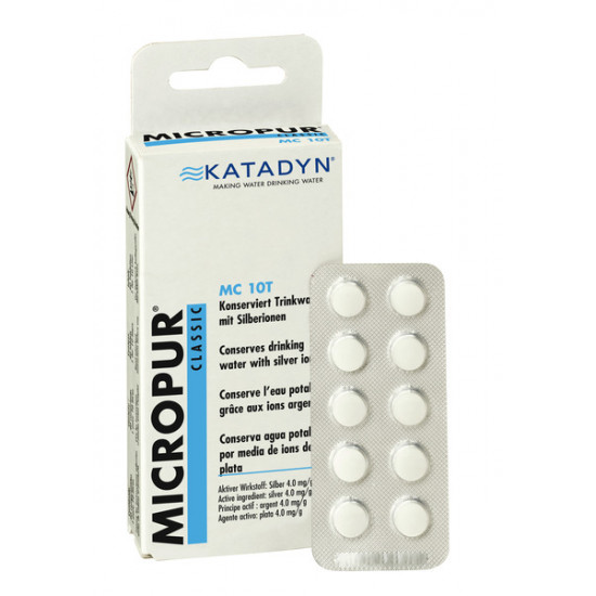 Micropur Classic - MC 10T - 40 tablets for a total of 400 l