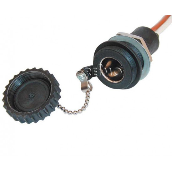 Outdoor socket 12-24V 8A, waterproof, SB