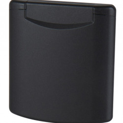 CEE socket with magnetic closure - Black