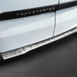 Stainless steel loading sill protector for Ford Tourneo/Transit Custom from 2023 onwards, silver