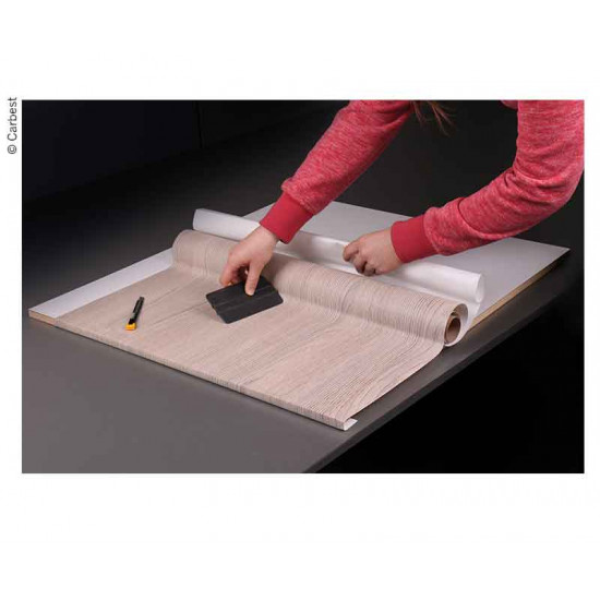 Self-adhesive furniture foil - 62 x 230 cm - matte black decor