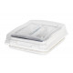 W365 x H365 mm PowerVent roof vents With Fan - White opaque 2.3 kg