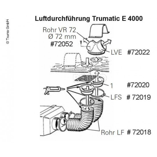 Pipe LF 106mm per meter