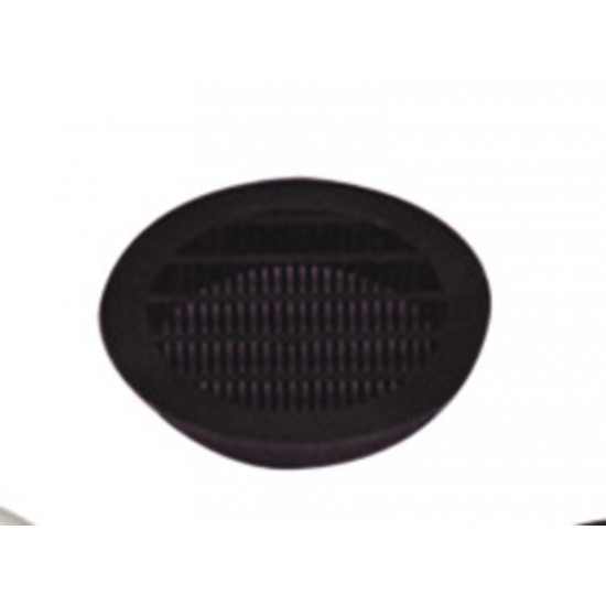 Ventilation grille Ø 100 mm - brown