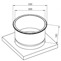 cylindrical sink