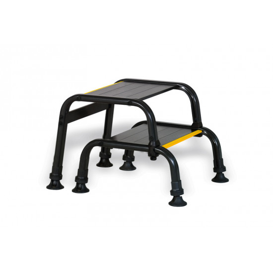 Double step, aluminum, load capacity up to 200kg
