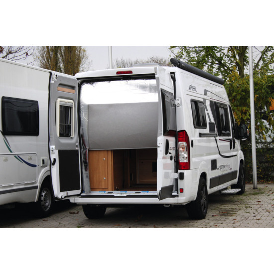 Thermal curtain for Fiat Ducato and similar models from 2007 onwards - High one-piece rear door insulation