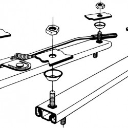 Sliding fitting Sportscraft seats