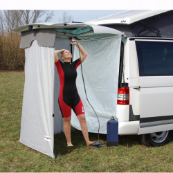 Privacy shower curtain