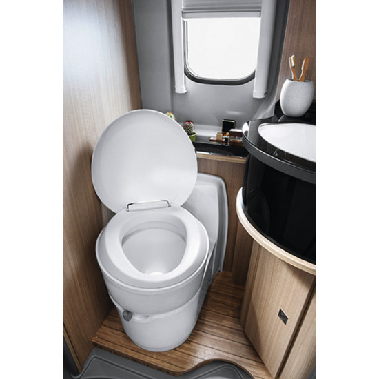 Cassette toilet C223-CS - electric flush - white - 18 l