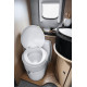 Cassette toilet C223-CS - electric flush - white - 18 l