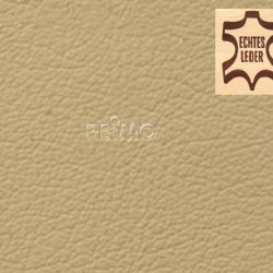 Automotive leather, beige, whole hide, price per m²