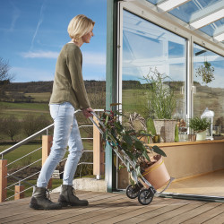Mobile hand trucks - foldable and stable