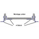 Mounting bracket for full extension slides - L-brackets - set of 2