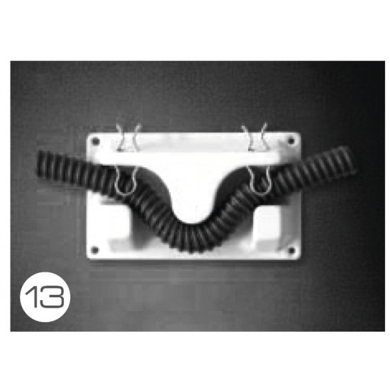 Odor trap wall bracket for 19-25mm hose