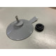 Suction cup with screw cap for thermal mats - Grey