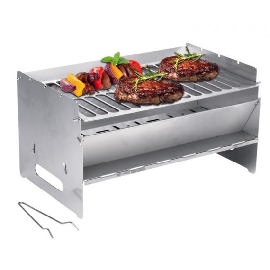 CAMP4 stainless steel folding grill 250x400x220 mm