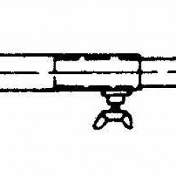 Roof hook poles - with hook and pipe clamp