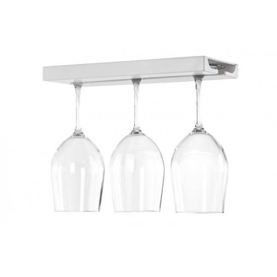 Holder for stemmed glasses - White