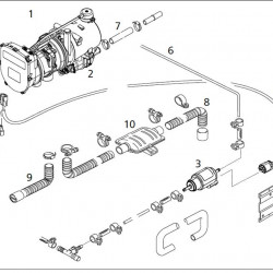 Webasto installation kit for Thermo Pro 90