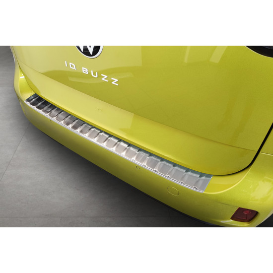 Loading sill protector for VW ID.Buzz, stainless steel, silver