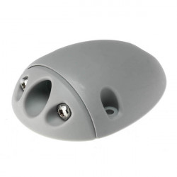 Plastic roof penetration for 2 cables - Grey - Ø 3 - 6 mm