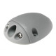 Plastic roof penetration for 2 cables - Grey - Ø 3 - 6 mm